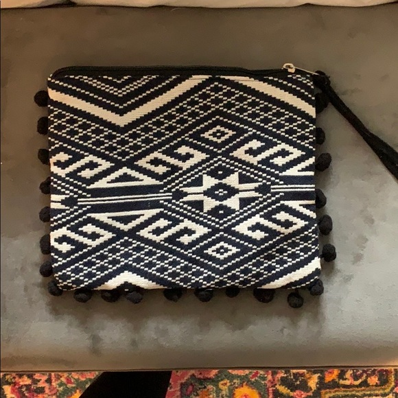 America and beyond fabric clutch - Picture 1 of 1